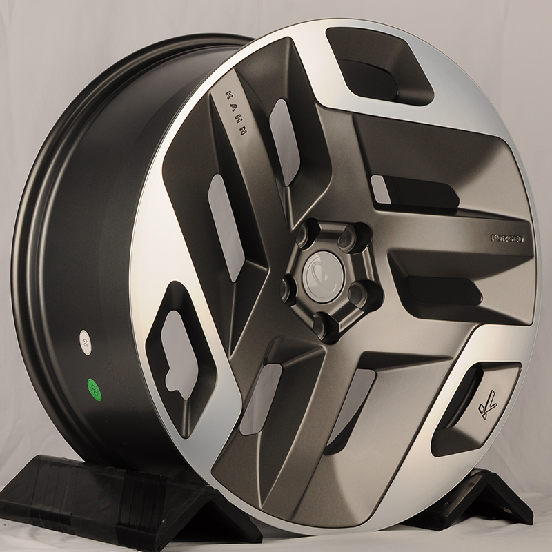 Диски 0371 KoKo Kuture 0371 9.5x22/5x120 D72.6 ET45 Satin Grey Machined Face (пресс-шайба)