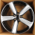 KoKo Kuture 5400 8.5x19/5x112 D66.6 ET40 Black+Milling Window KoKo Kuture 5400 8.5x19/5x112 D66.6 ET40 Black+Milling Window