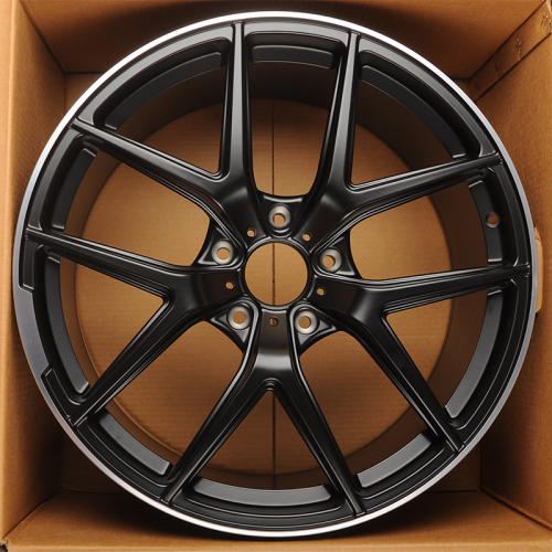 Luistone L1443 10.0x21/5x130 D84.1 ET50 Black Matt with Lip Polish (в круг)