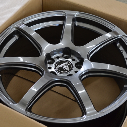 Makstton MST FEEL 710 8.5x19/5x112 D66.6 ET38 Hyper Black with Stickers