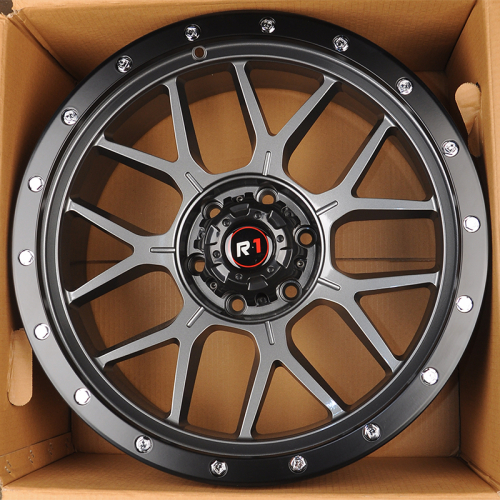 Rayone DX316 9.0x20/6x139.7 D106.1 ET0 Matt Grey with Black Lip