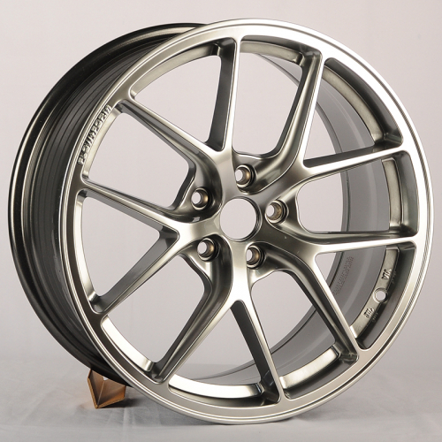KoKo Kuture FF012 7.5x17/5x108 D73.1 ET38 Titanium Silver