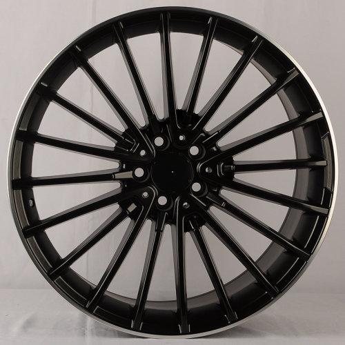 KoKo Kuture 0235 10.0x21/5x112 D66.6 ET46 Satin Black Machined Lip (в круг)