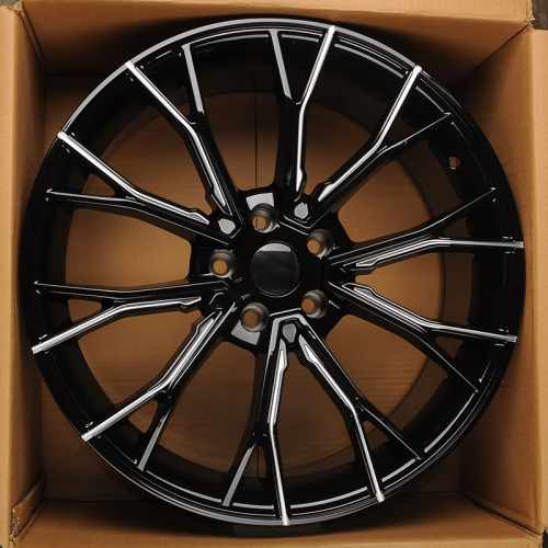 KoKo Kuture 0220 8.5x19/5x112 D66.4 ET30 Glossy Black (передняя ось)