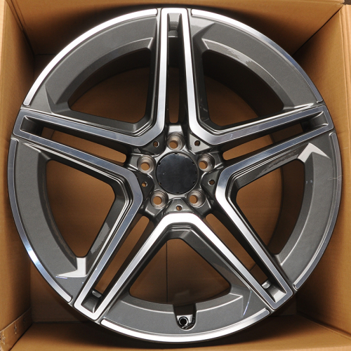 HMD 3067F 11.5x22/5x112 D66.5 ET47 Gun Grey Machined Face (задняя ось)