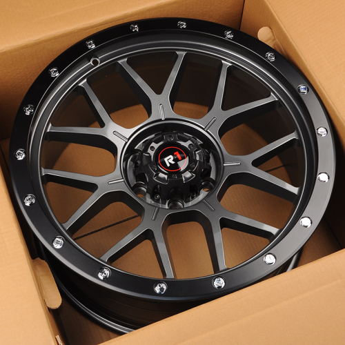 Rayone DX316 9.0x20/6x139.7 D106.1 ET0 Matt Grey with Black Lip
