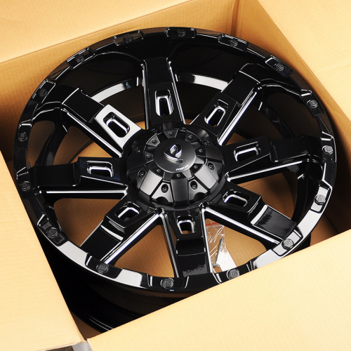 Powcan BK5261 9.0x18/6x139.7 D106.1 ET15 BLK/MIL