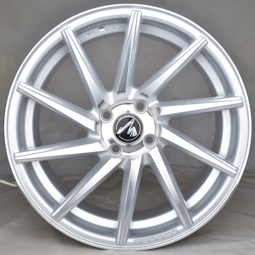 Makstton MST 622 7.5x17/4x100 D73.1 ET38 Silver Machine Face 