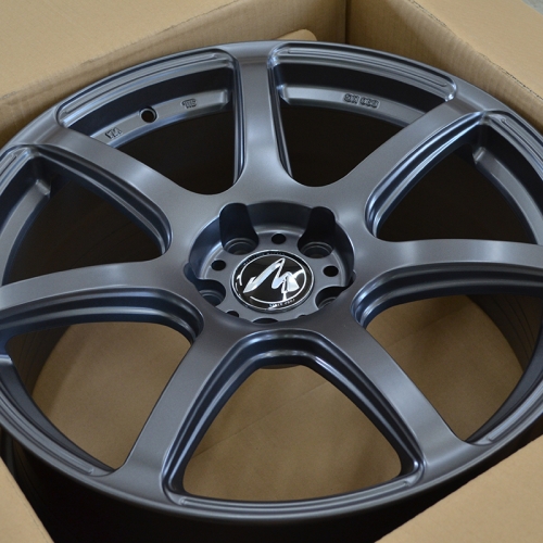 Makstton MST FEEL 710 8.5x19/5x112 D66.6 ET38 Matte Graphite Gray with Stickers
