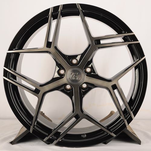 Tisli Blade 8.5x20/5x112 D66.6 ET25 Gloss Black Brush With Dark Tint (передняя ось)
