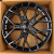 KoKo Kuture 0316 8.5x20/5x120 D72.6 ET25 BKF black clear (MB-B) (передняя ось)