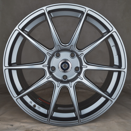 Makstton BUSHIDO 8.5x19/5x114.3 D67.1 ET35 Matte Gunmetal with Stickers