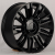 Luistone L1337 9.0x22/6x139.7 D78.1 ET31 Black Matt With Gioss Black Decoration Insert