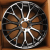 KoKo Kuture FF187 9.5x20/5x112 D66.45 ET38  Gloss Black Face (задняя ось)