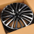 HMD 4237 8.5x20/5x120 D65.1 ET43 Black Machine Face