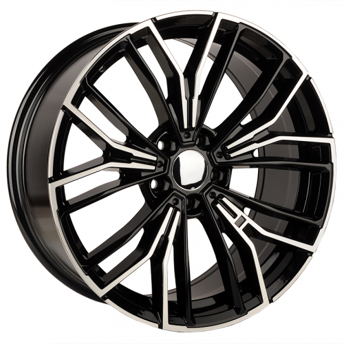 Powcan BK5964 8.0x19/5x112 D66.6 ET25 BKF (передняя ось)