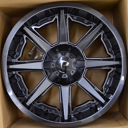 Powcan BK819 9.0x20/6x135 D106.1 ET20 Perl Black