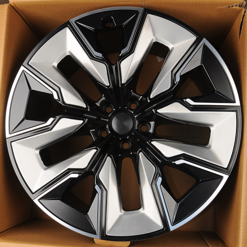 HMD 1325 9.0x21/5x112 D66.6 ET24 Matt Black Polish With Insert (передняя ось)