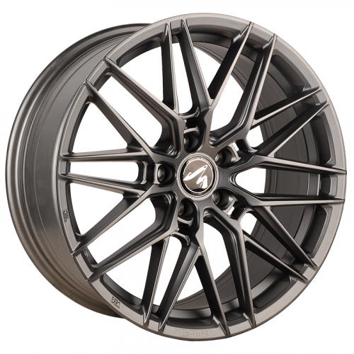 Makstton MST FASTER GT 715 7.5x17/5x108 D73.1 ET35 Matte Steel Gray with Milling