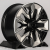 HMD 1325 9.0x21/5x112 D66.6 ET24 Matt Black Polish With Insert (передняя ось)