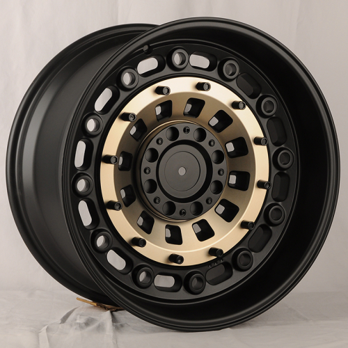 Anzoo 1676 10.0x20/6x135 D106 ET-24 Matt Black Machine Face+Bronze