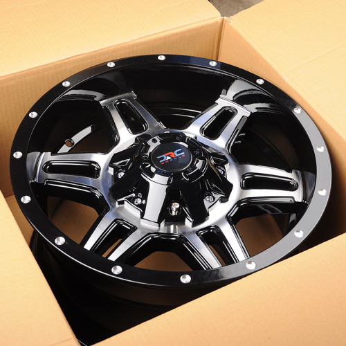 Luistone L9051 9.0x17/12x135/139.7 D110.5 ET12 Machined Face+Milling holes 