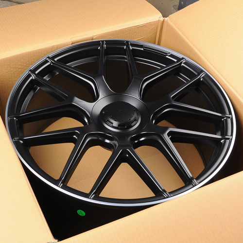 Powcan BK5318 9.5x21/5x112 D66.6 ET45 Satin Black Machined Lip