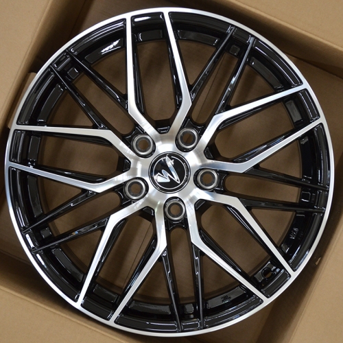 Makstton MST FASTER 704 7.5x17/5x114.3 D73.1 ET35 Black Machine Face
