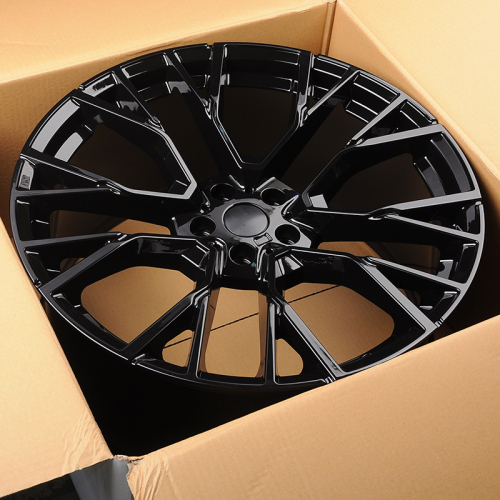 Powcan BK5769 9.5x22/5x112 D66.6 ET32 Gloss Black (передняя ось)