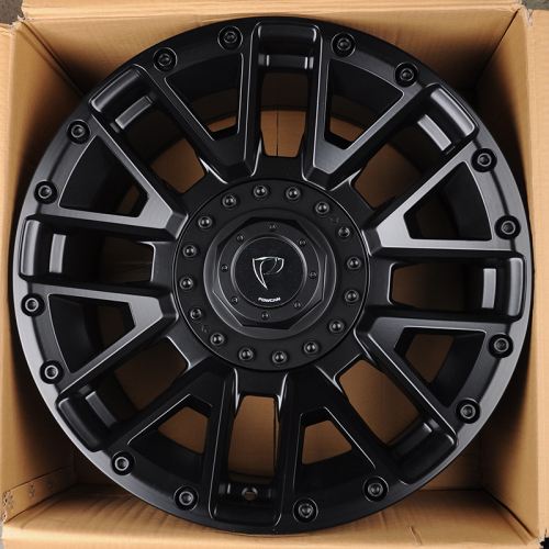 Powcan BK5821 9.0x18/5x127 D77.8 ET0 BLACK MATT