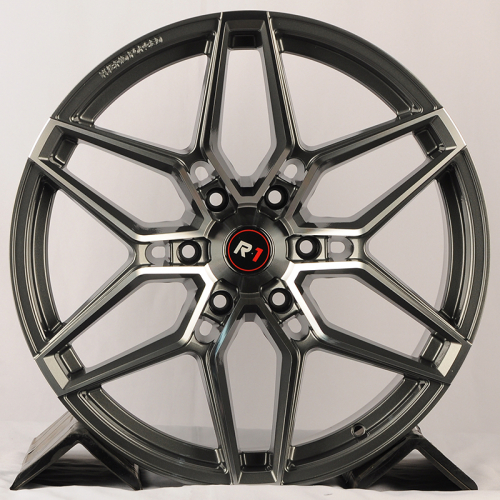 Rayone DX207 9.5x20/6x139.7 D106.1 ET20 Matt Grey with Milled Polish