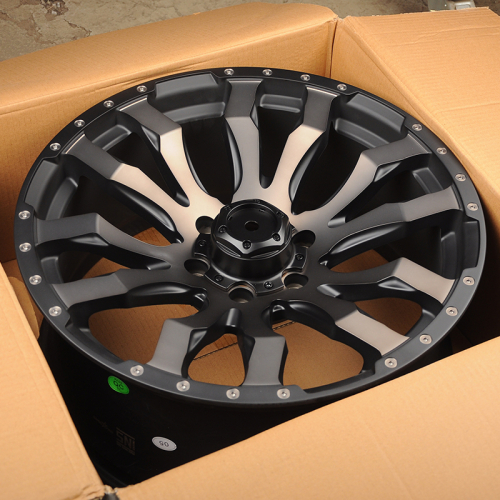 Koko Kuture 0215 9.0x20/6x139.7 D106 ET10 Satin Black Machined With Dark Tinted Clear
