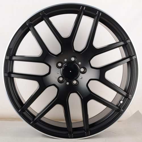 Luistone LW1622 10.0x22/5x112 D66.6 ET50 Black Matt Lip Polish (в круг)