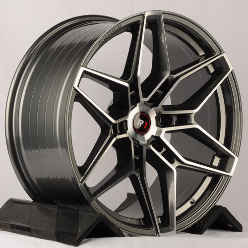 Rayone DX207 9.5x20/6x139.7 D106.1 ET20 Matt Grey with Milled Polish