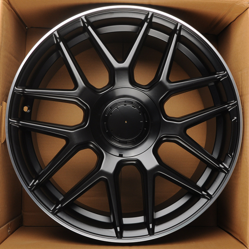 Zumbo Wheels MB77 10x21/5x112 D66.6 ET30 Black Matt With Lip Polish (в круг)