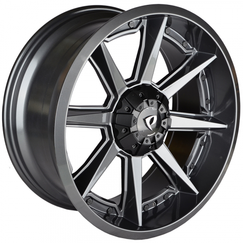 Powcan BK819 9.0x20/6x139.7 D106.1 ET20 Gun Metal