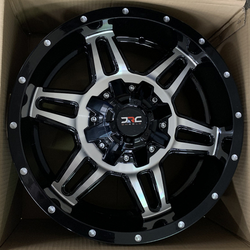 Luistone L9051 9.0x17/12x135/139.7 D110.5 ET12 Machined Face+Milling holes 