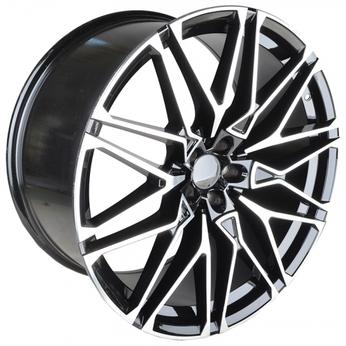 Ivision Wheel NW5063 11.0x22/5x112 D66.6 ET40 Black Face Machined (задняя ось)