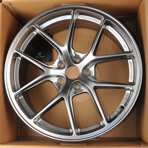 KoKo Kuture FF012 7.5x17/5x108 D73.1 ET38 Titanium Silver