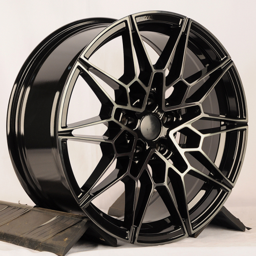 Powcan Y1027 8.0x18/5x120 D72.6 ET27 BKF black clear (MB-B) (передняя ось)