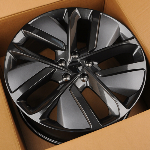 HMD 3164F 9.0x21/5x120 D62.5 ET45.5 Gloss Grey wit Matt Insert