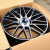 Powcan Y0207 11.0x21/5x112 D66.6 ET42 Matte black machined face (задняя ось)