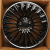 Anzoo H3062F 9.0x18/5x112 D66.5 ET45 Black Machine Lip (задняя ось)