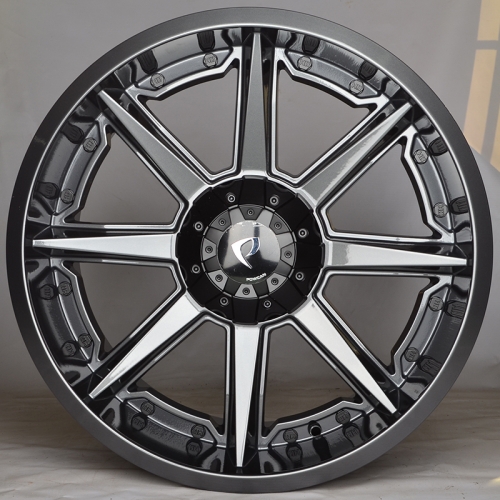 Powcan BK819 9.0x20/12x135/139.7 D106.1 ET20 Gun Metal