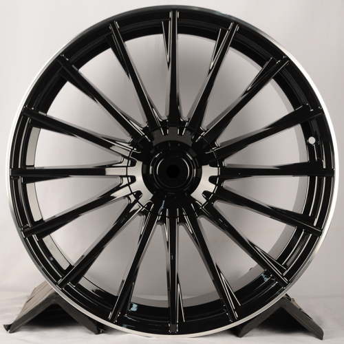 Koko Kuture 0396 9.0x20/5x112 D66.6 ET34 Gloss Black With Lip Polish (в круг)