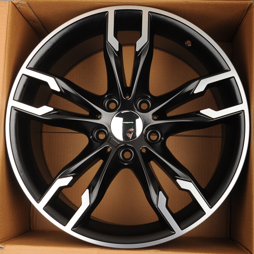 Powcan BK5255 8.5x18/5x120 D72.6 ET30 Matt Black with Polish