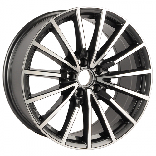Powcan 5246 8.0x18/5x112 D66.45 ET35 Deep Gun Polish