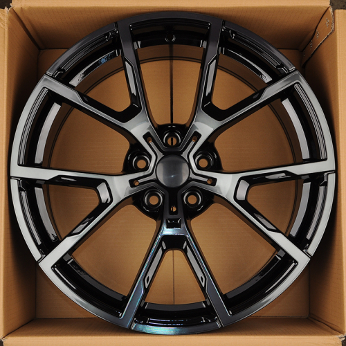 Powcan BK5601 8.0x19/5x120 D72.6 ET30 BKF Black Clear (передняя ось)