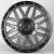 Powcan Y5369 9.0x20/5x139.7 D77.8 ET15 Matt Grey with Matt Black Lip