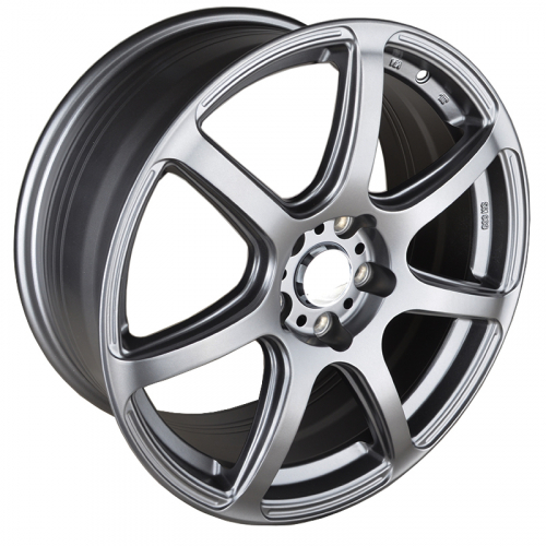 Makstton MST FEEL 710 8.0x18/5x114.3 D73.1 ET38 Matte Graphite Gray with Milling with Stickers